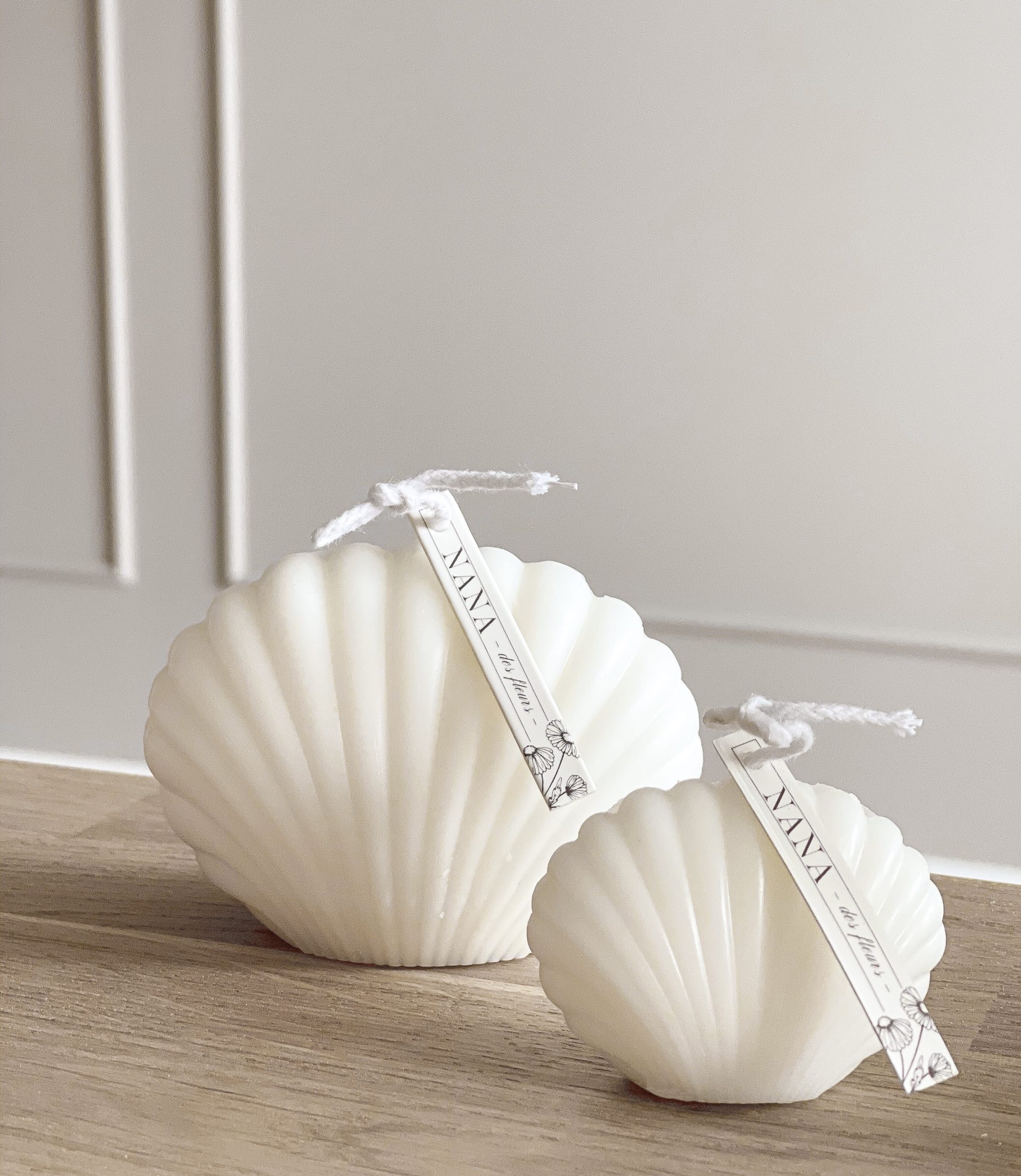 Bougie en Couquille set