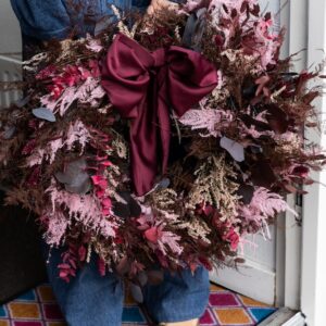 Guirlande Velours Rouge